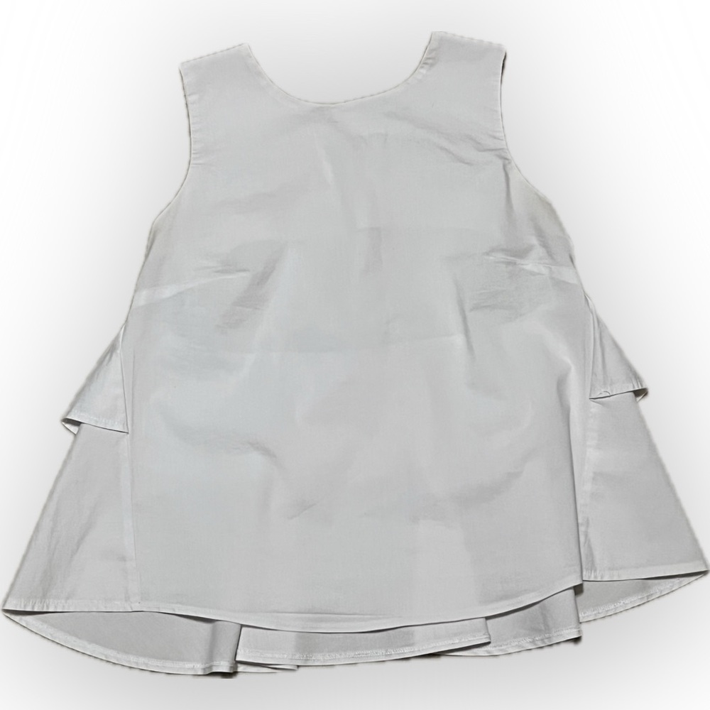 Tiered White Blouse